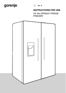 Manual Gorenje NRR9185ESXL Fridge-Freezer