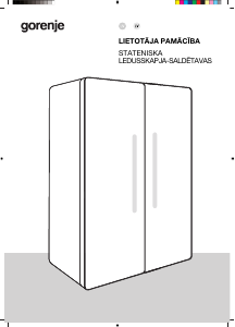 Rokasgrāmata Gorenje NRS917E41X Ledusskapis ar saldētavu