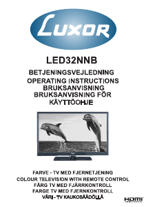 Handleiding Luxor LED32NNB LED televisie