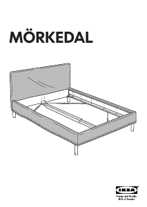 Manual IKEA MORKEDAL Cadru pat