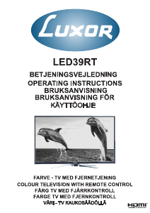 Handleiding Luxor LED39RT LED televisie