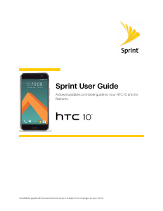 Manual HTC 10 (Sprint) Mobile Phone