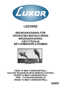 Bruksanvisning Luxor LED39RZ LED-TV