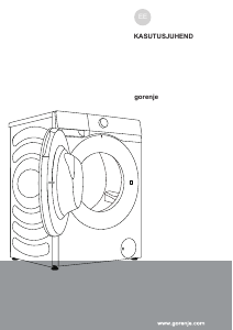 Kasutusjuhend Gorenje WD2PA854ADW/DE Kuivatiga pesumasin