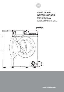 Bruksanvisning Gorenje WNHPI94A1PS/AT Vaskemaskin