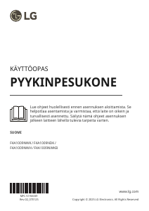 Käyttöohje LG F4A1009NWKB Pesukone