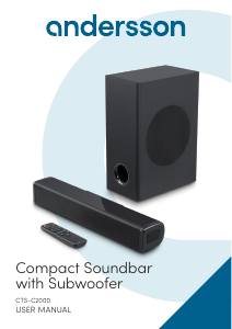 Handleiding Andersson CTS-C2000 Home cinema set