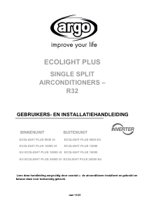 Handleiding Argo ECOLIGHT PLUS 12000 UI Airconditioner