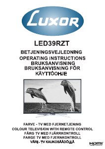 Handleiding Luxor LED39RZT LED televisie