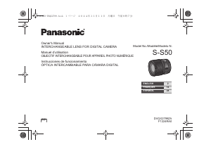 Bruksanvisning Panasonic S-S50 Lumix Objektiv