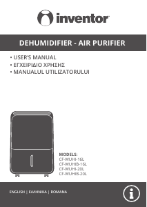 Bruksanvisning Inventor CF-WUHI-20L Avfuktare