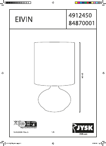 Manuale JYSK Eivin Lampada