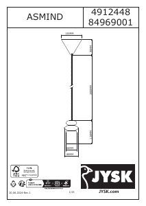 Manuale JYSK Asmind Lampada