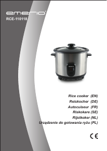 Instrukcja Emerio RCE-110118 Kuchenka ryżu