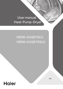 Brugsanvisning Haier HD90-A3Q979U1 Tørretumbler