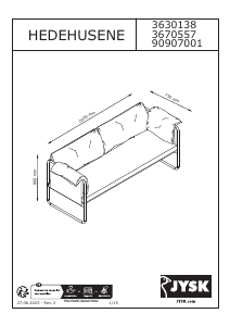 Manual JYSK Hedehusene Canapea