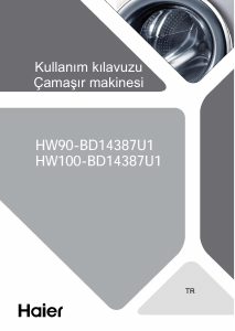 Kullanım kılavuzu Haier HW100-BD14387U1 Çamaşır makinesi