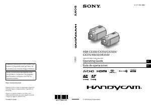Manual Sony HDR-CX350E Camcorder