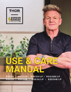 Manual Thor RSG30B-BLU Gordon Ramsay Range