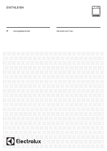 Manuale Electrolux EW7HL81B4 Asciugatrice