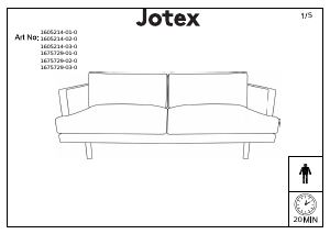 Priručnik Jotex ANTWERPEN Sofa