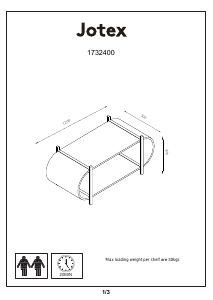 Manual Jotex EILEEN Măsuţă de cafea
