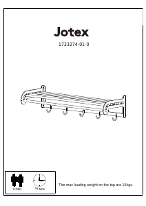 Εγχειρίδιο Jotex ALBY Κρεμάστρα παλτών
