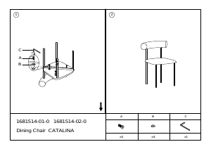 Hướng dẫn sử dụng Jotex CATALINA Ghế