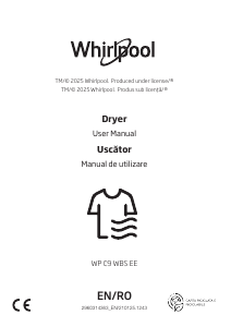 Manual Whirlpool WP C9 WBS EE Uscător
