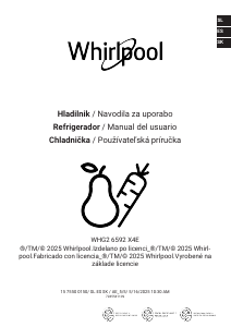 Návod Whirlpool WHG2 6592 X4E Chladnička s mrazničkou