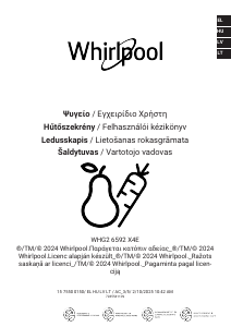 Használati útmutató Whirlpool WHG2 6592 X4E Hűtő és fagyasztó