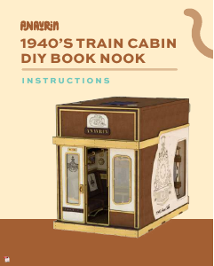 Handleiding Anavrin 1940s train cabin book nook