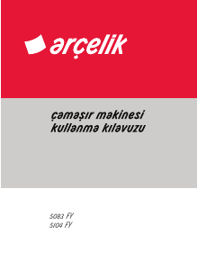 Kullanım kılavuzu Arçelik 5104 FY Çamaşır makinesi