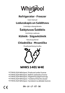 Návod Whirlpool WHKS 1401 W4E Chladnička s mrazničkou