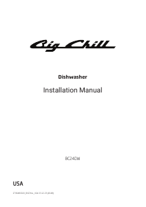 Bruksanvisning Big Chill BC24DW Diskmaskin