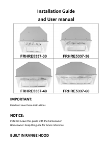 Bruksanvisning Forno FRHRE5337-48 Köksfläkt