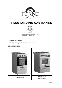 Bruksanvisning Forno FFSGS6290-24 Spis