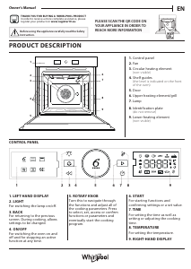 Rokasgrāmata Whirlpool WOI4S8HM1SXA Cepeškrāsns
