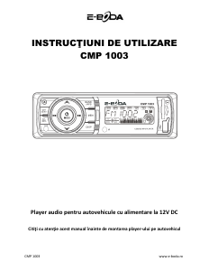 Manual E-Boda CMP 1003 Player auto