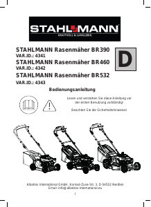 Handleiding Stahlmann BR460 Grasmaaier