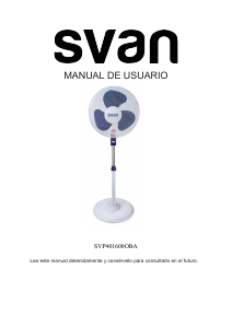 Manual de uso Svan SVP401600OBA Ventilador