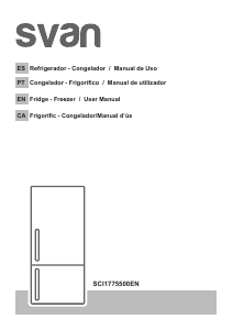 Handleiding Svan SCI1775500EN Koel-vries combinatie