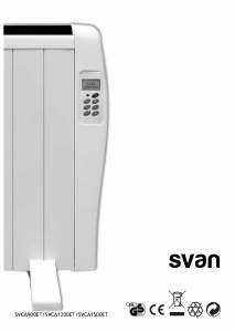 Bruksanvisning Svan SVCA900ET Värmefläkt