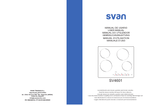 Manuale Svan SV4601 Piano cottura