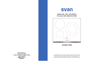 Manual Svan SI3601SB Placa