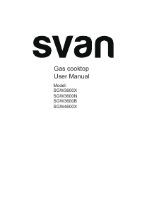 Bruksanvisning Svan SGW3600N Häll