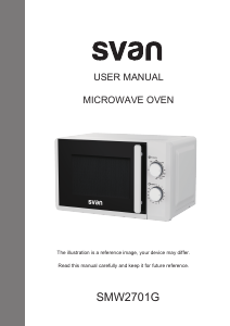Manual de uso Svan SMW2701G Microondas