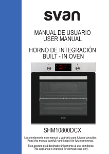Manual de uso Svan SHM10800DCX Horno