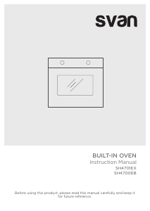 Manual de uso Svan SH4700EB Horno