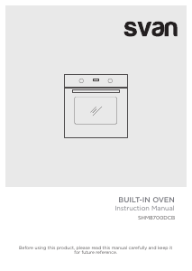 Manual Svan SHM8700DCB Forno